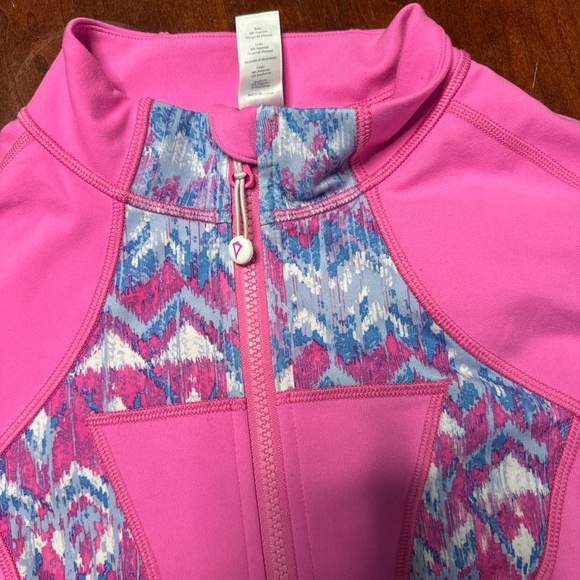 Ivivva by Lululemon Hot Pink Perfect Your Practice Full Zip Track Jacket 14 - Picture 3 of 15